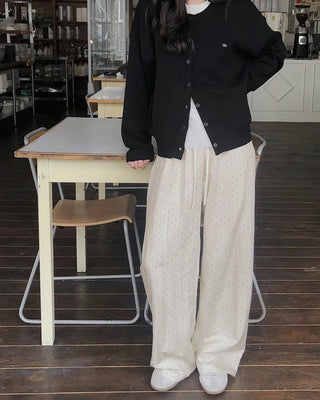 (4 colors) Dot Point Pants