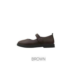 0422 Velcro Button Mary Jane Loafers (3 colors)