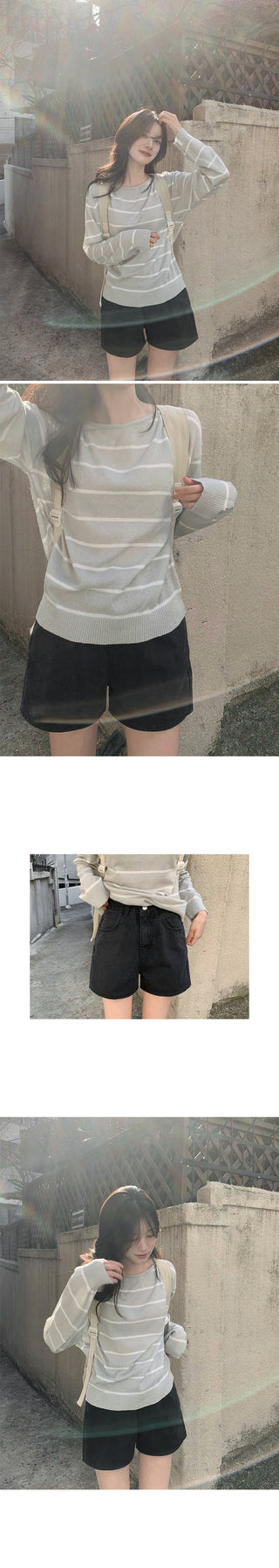 Striped knit - 3 colors