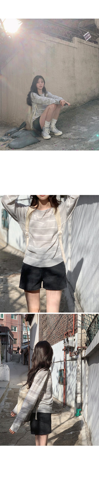 Striped knit - 3 colors