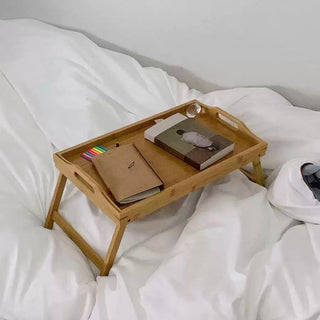 Wood Bed Table
