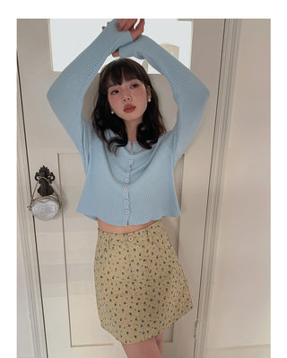 Korean V-neck long-sleeved sweater