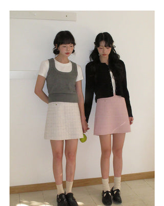 Korean V-neck long-sleeved sweater