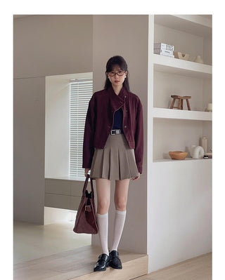 Contrast Color Fake Two-piece Vest