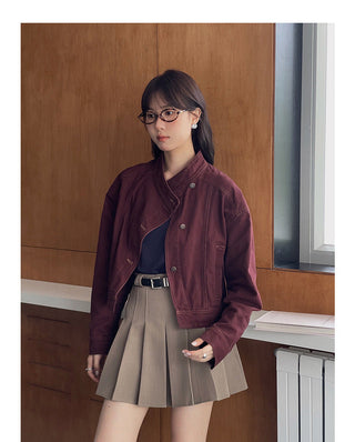 Contrast Color Fake Two-piece Vest