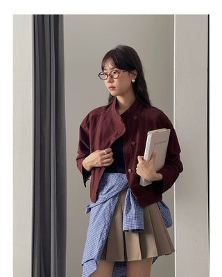 Contrast Color Fake Two-piece Vest