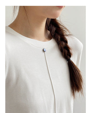 Solid Color Long Sleeve T-shirt