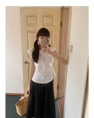 Waist slimming backless top