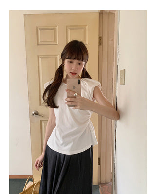 Waist slimming backless top