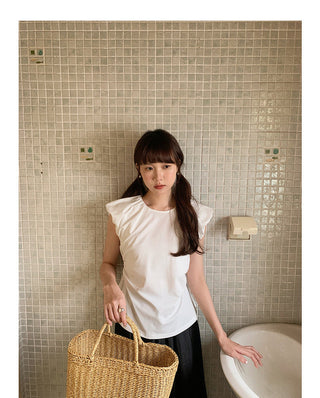 Waist slimming backless top