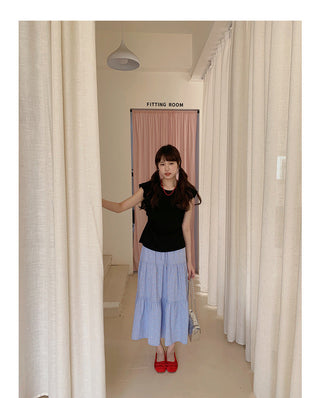 Waist slimming backless top