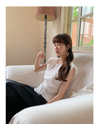 Waist slimming backless top