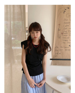 Waist slimming backless top