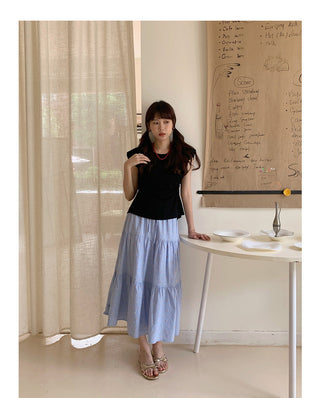Waist slimming backless top