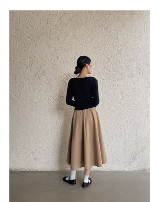 Contrast long sleeve zipper