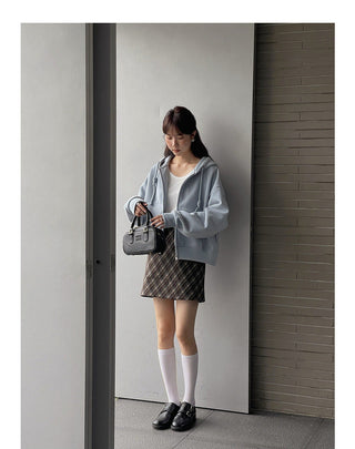 Fleece-lined Hooded zipper