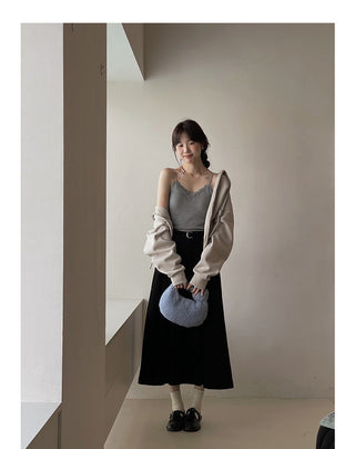 Fleece-lined Hooded zipper