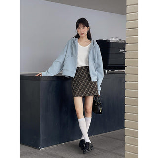 Fleece-lined Hooded zipper