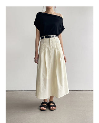 Korean fragrant shoulder T-shirt
