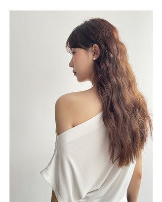 Korean fragrant shoulder T-shirt