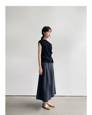 Korean fragrant shoulder T-shirt