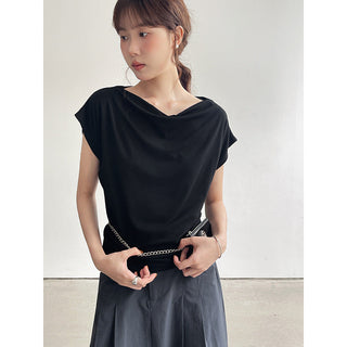 Korean fragrant shoulder T-shirt