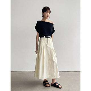 Korean fragrant shoulder T-shirt