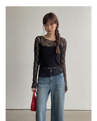 Camisole Two-piece Shirt Set