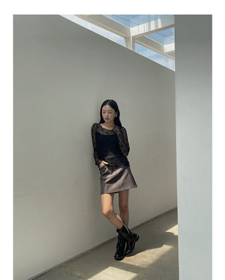 Camisole Two-piece Shirt Set