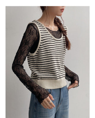 Camisole Two-piece Shirt Set