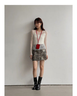 Camisole Two-piece Shirt Set