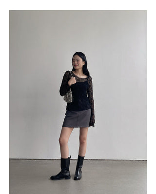 Camisole Two-piece Shirt Set