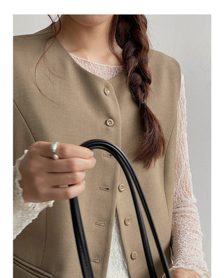 Camisole Two-piece Shirt Set