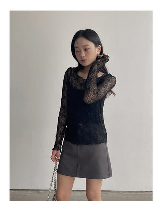 Camisole Two-piece Shirt Set