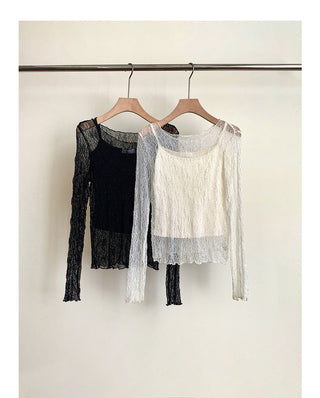 Camisole Two-piece Shirt Set