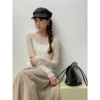 Camisole Two-piece Shirt Set