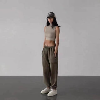 Slim-fit Backless Strap top