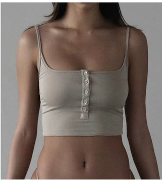 Crop Camisole Slim-fit top
