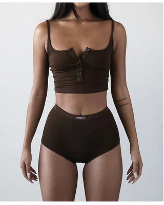 Crop Camisole Slim-fit top