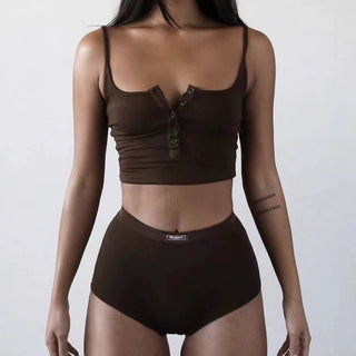 Crop Camisole Slim-fit top