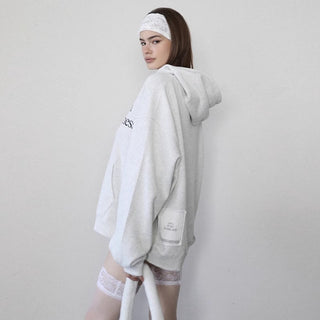 Letter graphic oversized hoodie