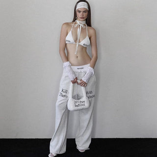 Letter graphic oversized hoodie