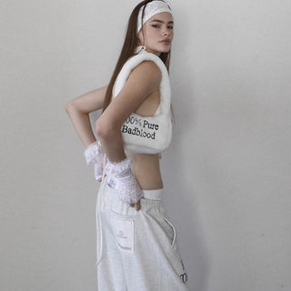 Letter graphic oversized hoodie