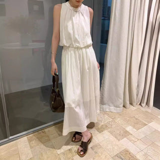 Two-piece sleeveless skirt set