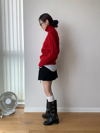 Korea Turtleneck Knitted Sweater