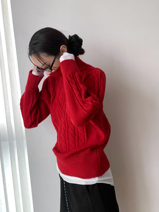 Korea Turtleneck Knitted Sweater