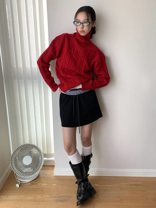 Korea Turtleneck Knitted Sweater
