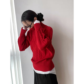 Korea Turtleneck Knitted Sweater