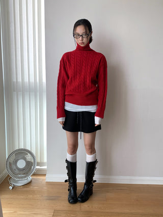 Korea Turtleneck Knitted Sweater