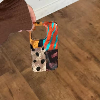 Retro Leopard iPhone Case